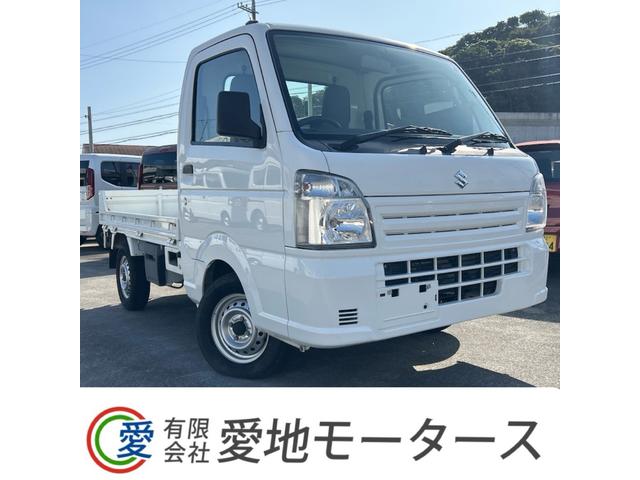 沖縄県南城市の中古車ならキャリイトラック ＫＣエアコン・パワステ　バイクキャリカー／５ＭＴ／エアコン／パワステ／専用キャビンガードバー／純正ラジオチューナー