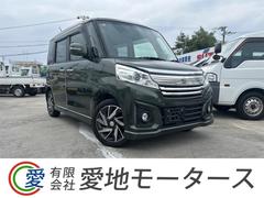 スペーシアカスタム XS 2年保証付/両側電動スラドア/プッシュスタート/運転席シートヒーター/アイドリングストップ/電動格納ミラー/革調シートカバー/15インチ純正AW/ディスチャージライト/フォグランプ 中古車画像