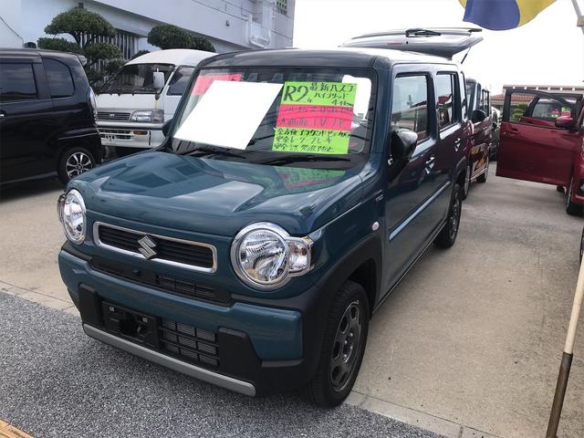 沖縄の中古車 スズキ ハスラー 車両価格 169.8万円 リ済込 2020(令和2)年 0.5万km ダークブルーＩＩ