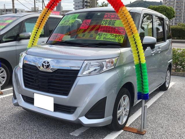 沖縄の中古車 トヨタ ルーミー 車両価格 113万円 リ済込 2017(平成29)年 7.8万km シルバー