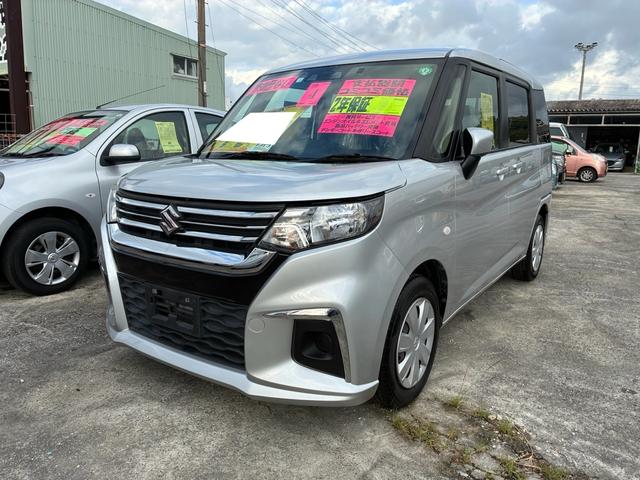 沖縄県の中古車ならソリオ Ｇ　社外ナビ・Ｂｌｕｅｔｏｏｔｈ・ラジオ・ＡＵＸ・ドライブレコーダー・バックカメラ・バックセンサー・ＥＴＣ・左側電動スライドドア・オートライト・オートマチックハイビーム・フルフラット・ウォークスルー