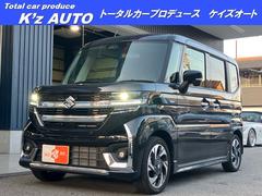 スペーシアカスタム ハイブリッドXS 全方位カメラ ナビ ヘッドアップディスプレイ ハーフレザーシート 両側パワースライドドア 純正アルミホイール 中古車画像