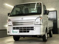 キャリイトラック KCエアコン・パワステ農繁仕様 パートタイム4WD キーレスエントリー パワーウィンドー リーフスプリング4枚 禁煙車 アイドルストップ Wエアバッグ オートライト AC PS ABS 中古車画像