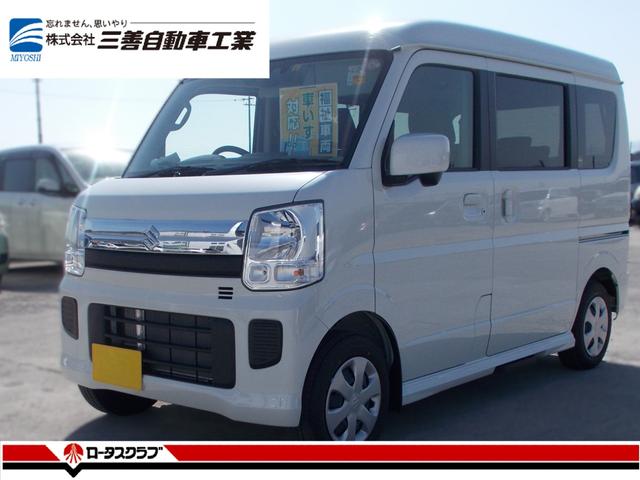 エブリイワゴン(スズキ)  4WD 車いす移動車 分割式リヤシート付 電動オートステップ装着車(後席左側) (3BA−DA17W改) 中古車画像