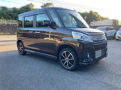 スペーシアカスタム XSターボ 全方位モニター 後席左右ワンタッチパワースライドドア ターボ車 デュアルカメラブレーキサポート 社外15インチアルミホイル 中古車画像