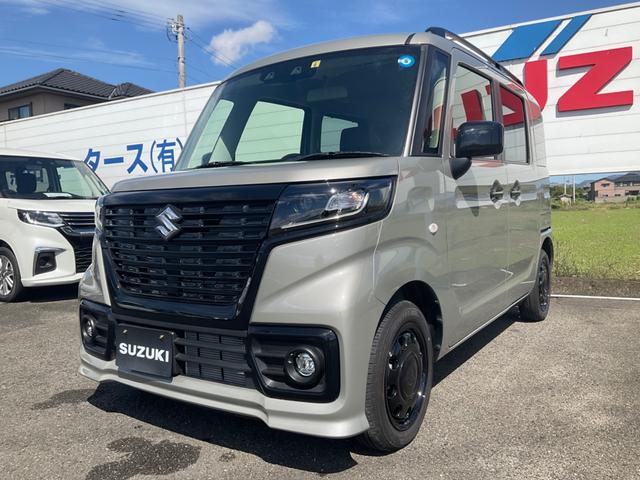 スペーシアベース ＸＦ　７型ナビ　フルセグＴＶ　ＬＥＤヘッドランプ　右側パワースライドドア　セーフティサポート　クリアランスソナー　プレミアムＵＶ＆ＩＲカットガラス　シートヒーター　ＵＳＢソケット　ルーフレール（1枚目）