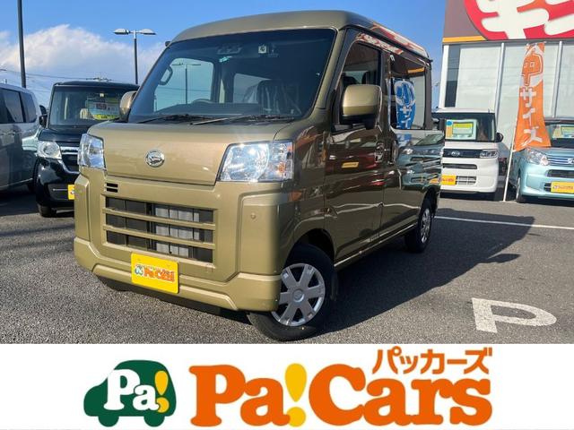 ダイハツ ハイゼットカーゴ デッキバンＧ　届出済未使用車　衝突軽減ブレーキ　禁煙車　カーナビＴＶ　前後Ｄレコ　ＥＴＣ　バックカメラ　ガラス撥水　両側スライドドア　スマートキー　４ＷＤ　エコアイドル　エアコン付き　キーフリー　ＶＳＣ