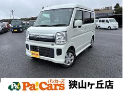 エブリイワゴン JPターボ ハイルーフ セーフティサポート ハイビームアシスト シートヒータ 盗難警報装置 運転席エアバック 横滑り防止装置付 ベンチシ-ト リモコンキー フルオートエアコン フルフラット パワーステアリング 中古車画像