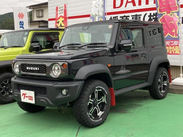 ジムニーシエラ ＪＣ　４ＷＤ　走行８７００Ｋｍ台　ＲＡＹＳ１６インチアルミホイール　前後ドライブレコーダー　メモリーナビ　フルセグＴＶ　Ｂｌｕｅｔｏｏｔｈ　ＥＴＣ車載器　純正ホイール付スタッドレスタイヤセット（1枚目）