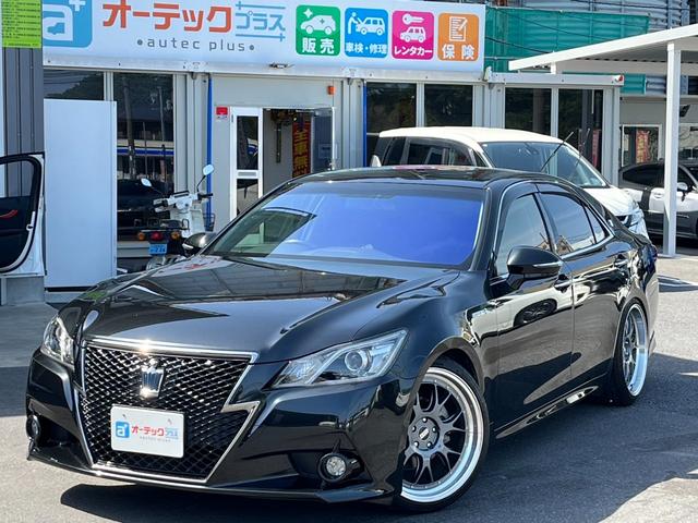 アスリートＳ　ＢＢＳアルミ　純正ナビ　フルセグ　Ｂカメラ　シートヒーター　パワーシート　クルコン　ＥＴＣ　シートカバー付　車高調　ＬＥＤヘッドライト