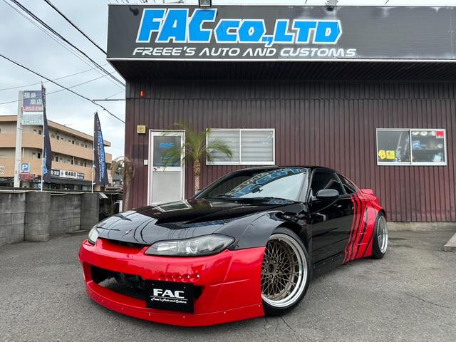 スペックＳエアロ　ロケットバニーワイドボディキット　純正５速　新品フルタップ車高調　ＳＳＲ１８インチＡＷ　社外エキマニ　Ｄ－ＭＡＸ製テンションロッド　リヤアッパーアーム