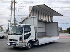 三菱ふそう　ファイター　三菱ふそう　中型アルミウイング　最大積載量２８５０ｋｇ　トレクス製アルミウイング