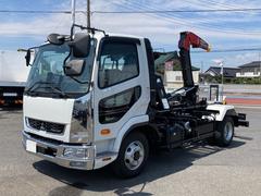 ファイター ふそう 中型 フックロール 最大積載3450kg 極東開発工業製フックロール R6年5月製 ツインホイスト ラジコン 未稼働車 中古車画像