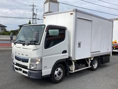 キャンター ふそう 小型 パネルバン 最大積載2000kg 日本フルハーフ製パネルバン H31年2月製 左スライド扉 ラッシングレール1段 リア3枚扉 標準セミロングボディー デュオニック2ペダル 中古車画像