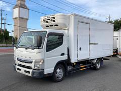 キャンター ふそう 小型 低温冷蔵冷凍バン 最大積載2950kg 東プレ製-30°C設定冷凍機 H29年11月製 東プレ製箱 2エバ 左スライド扉 リア3枚扉 ラッシングレール2段 デュオニック2ペダル ワイド ロング 中古車画像