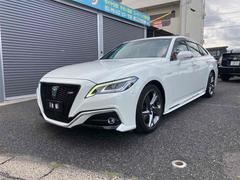 クラウンハイブリッド RSアドバンス ETC クリアランスソナー レーンアシスト オートクルーズコントロール パークアシスト 衝突被害軽減システム 全周囲カメラ ナビ TV アルミホイール オートマチックハイビーム オートライト 中古車画像