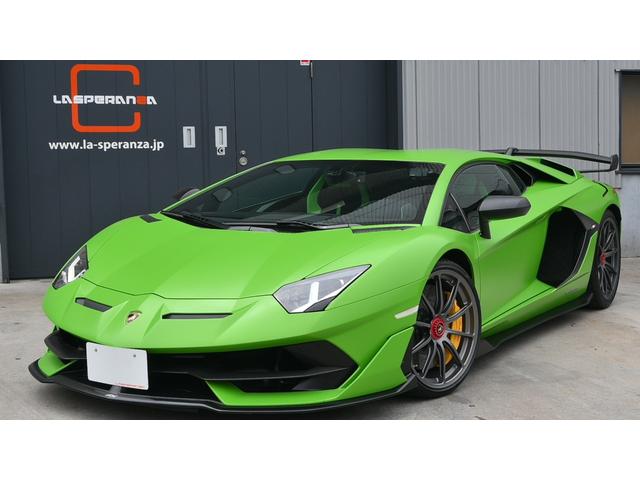 ランボルギーニ アヴェンタドール SVJ マットグリーン