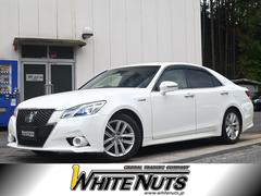 クラウンハイブリッド アスリートS HVバッテリ-1年保証 ナビ TV バックカメラ Bluetooth接続 前後ドライブレコーダー ETC 純正AW 電動シート HID スマートキー クルーズコントロール 盗難防止装置 CD DVD 中古車画像