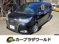 エスクァイア ハイブリッドXi 7人乗り ストラーダSDナビ フルセグTV Bluetooth DVD Bカメラ ETC シートヒーター 左側電動ドア プッシュスタート スマートキー オートLEDライト ワイパーデアイサー 純正アルミホイール 中古車画像