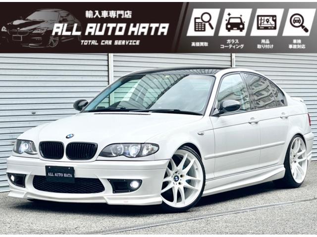 ３シリーズ ３２０ｉ　・ＥＮＥＲＧＹ　ＥＶＯ４６．２ボディキット・４本出口マフラー・ＷＯＲＫ１９インチ・車高調・社外エアクリ・ＡＲＣタワーバー・ルーフ張替え・ＬＥＤクリアテール・ＨＤＤナビ・地デジ・Ｂカメラ・ＢＫグリル（1枚目）