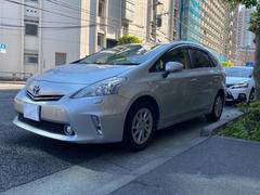 プリウスアルファ S 純正ナビ 地デジTV Bluetooth スマートキー プッシュスタート AUTOエアコン AUTOライト HIDヘッドライト ステアリングスイッチ ETC 電動格納ミラー 中古車画像