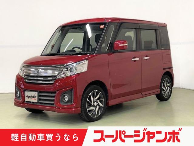 スペーシアカスタム XS ドライブレコーダー 両側電動スライドドア オートライト HID スマートキー アイドリングストップ 電動格納ミラー シートヒーター ベンチシート CVT 盗難防止システム ABS アルミホイール(1枚目)