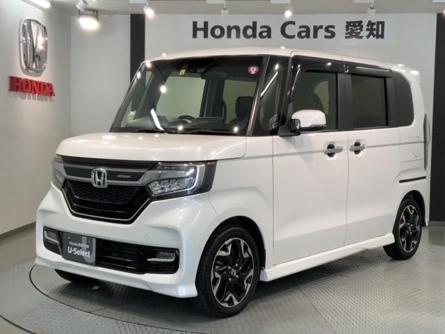 Ｎ－ＢＯＸカスタム Ｇ・Ｌターボホンダセンシング　禁煙車　最長５年保証　ナビ　　ＢＴａｕｄｉｏ　フルセグＴＶ　衝突軽減ブレーキ　ＣＤ録音　両側電動ドア　サイドカ－テンＳＲＳ　ＬＥＤオ－トライト　クル－ズ機能　ドアバイザ－　ドラレコ　整備記録簿（1枚目）