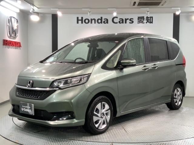 ホンダ フリード＋ハイブリッド ハイブリッドＧ　ＨｏｎｄａＳＥＮＳＩＮＧ新車保証試乗禁煙車　ワンオ−ナ−　地デジ