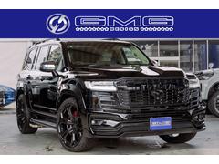 ランドクルーザー ZX ルーフレール 空気圧センサー 電動リアデフロック JBLプレミアムサウンド リアエンターテインメント 寒冷地 ダブルエイトフルエアロマフラー ブレンボキャリパー ビルシュタインショック 24インチTW 中古車画像