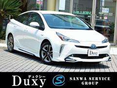 プリウス Ｓツーリングセレクション　新車　モデリスタアイコニックエアロ　黒革シート　インテリジェントクリアランスソナー　衝突回避支援