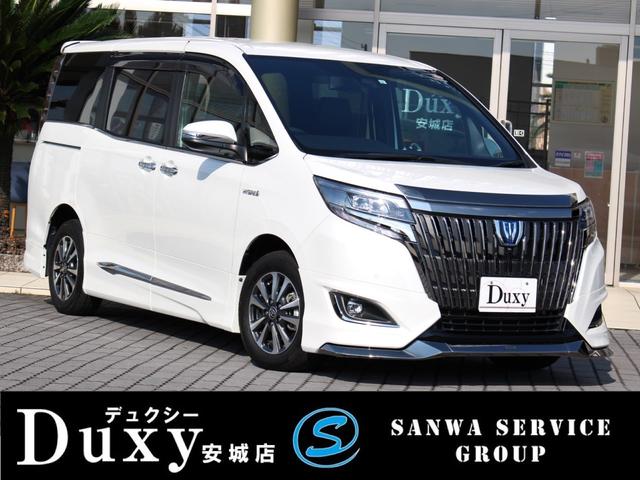 エスクァイア トヨタ ハイブリッドｇｉプレミアムパッケジブラックテーラード 特別仕様車 モデリスタエアロ マフラーカッター アルパイン１１インチナビ １２ ８インチ後席モニター デジタルインナーミラー 専用ハーフレザー コンビステアリング 両側パワースライド