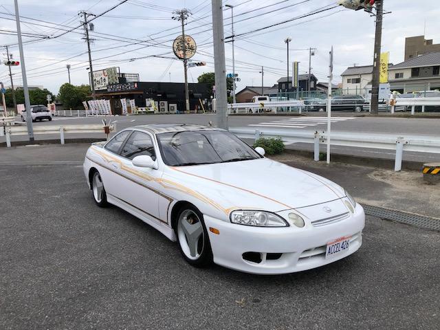 ＳＣ４００(レクサス) ベースグレード　左ハンドル　４０００ｃｃ　イエローパール　カスタムペイント　サンルーフ　車高調 中古車画像