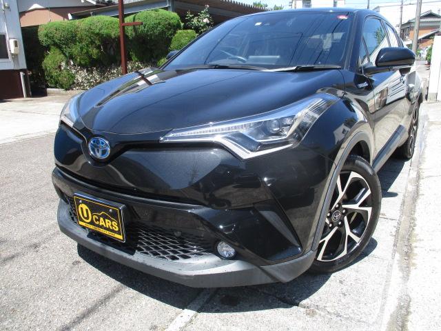 Ｃ－ＨＲ Ｇ　ＬＥＤエディション　ワンオーナー　ＬＥＤヘッド　ハーフレザー９インチナビ　バックカメラ　ＥＴＣ　クリアランスソナー　ドライブレコーダー　シートヒータ　セーフティーセンス　整備手帳取説スペアキー