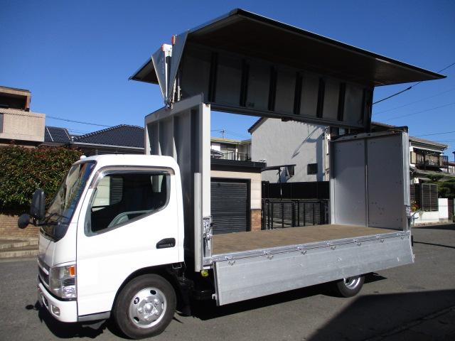 三菱 キャンター アルミウイング ２ｔ積載 内寸４３０ｘ１７９ｘ１９５ 最大積載量２０００キロ 車両総重量５３９５キロ ｋｋ ｆｅ７２ｅｅｖ ５ ２ｌノンターボ 8 0万円 平成16年 04年 愛知県 中古車 価格 Com