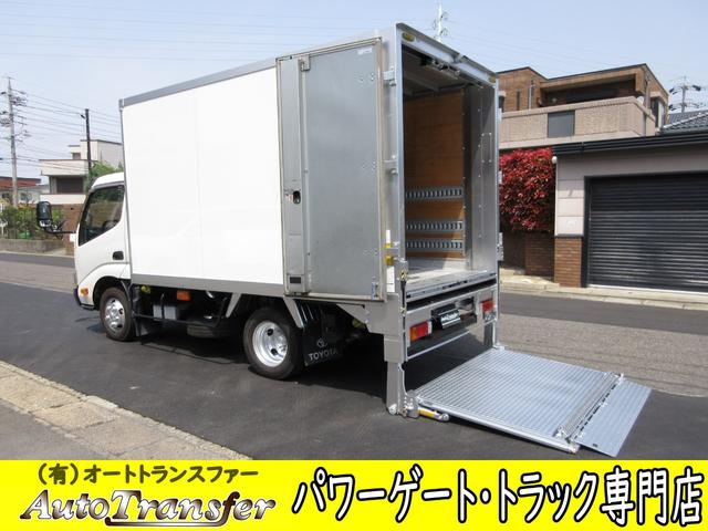 　アルミバン　垂直パワーゲート　ＡＴ　内寸３２３ｘ１７７ｘ１８６　準中型免許　リアカメラ　２ｔ積載　４Ｌターボ　ＳＫＧ－ＸＺＵ６０５　コーキング処理済　最大積載量２０００キロ　車両総重量５３２５キロ