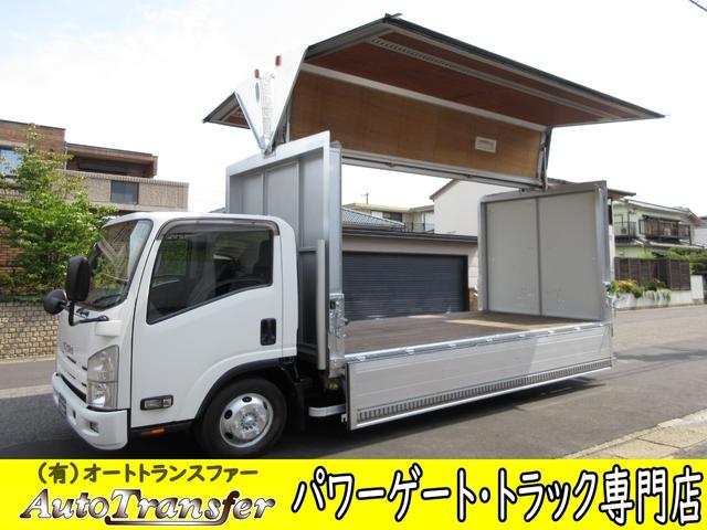 　アルミウイング　６速　内寸４３９ｘ２０８ｘ２１４　ワイドロング　準中型免許　３ｔ積載　リアカメラ　３Ｌターボ　ＴＫＧ－ＮＰＲ８５ＡＮ　コーキング処理済　最大積載量３０００キロ　車両総重量６９０５キロ