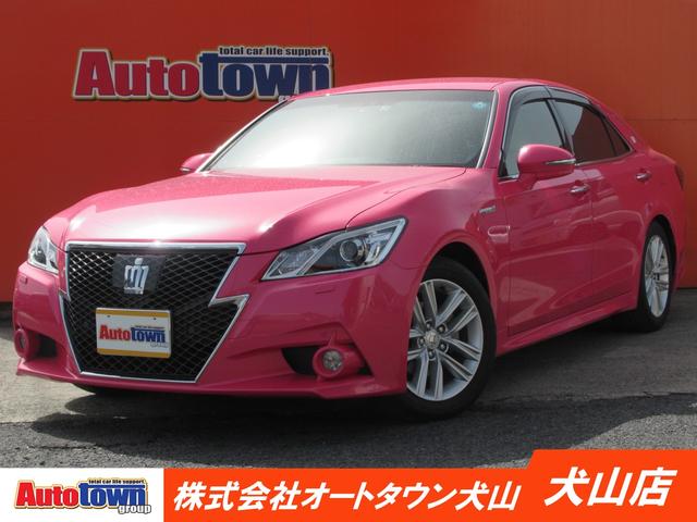 アスリートＧ　リボーンピンク　（特別仕様車）（ワンオーナー）（アドバンストパッケージ）（レーダークルーズ）（メーカーナビ）（バックカメラ）（ＥＴＣ）（レザーシート）（プリクラッシュセーフティ）（フルセグＴＶ）（ＣＤ・ＤＶＤ）