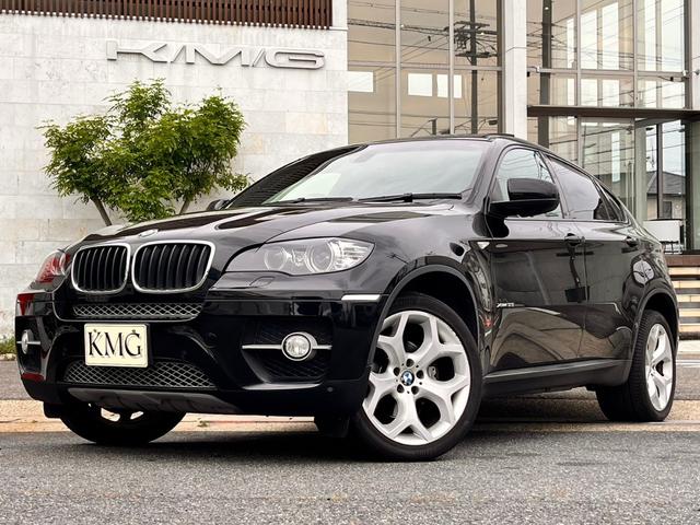 ＢＭＷ Ｘ６ ｘＤｒｉｖｅ　３５ｉ　サンルーフ　黒本革パワーシート　シートヒーター　純正地デジナビ　クルーズコントロール　バックカメラ　ミラー内蔵ＥＴＣ　純正２０インチアルミホイール　Ｐスタート　パドルシフト　キセノンヘッドライト