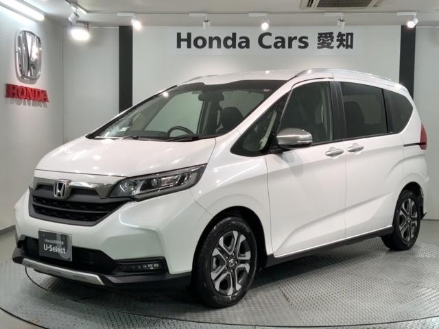 ホンダ フリード クロスター　ＨｏｎｄａＳＥＮＳＩＮＧ新車保証試乗禁煙車　スマートＫＥＹ　ワンオーナー　衝突被害軽減ブレーキ　ＡＡＣ　オートクルーズコントロール　ＬＥＤヘッドランプ　シートＨ　ＥＴＣ　サイドＳＲＳ　記録簿　ＤＶＤ