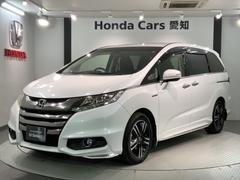 オデッセイハイブリッド ハイブリッドアブソルート・ホンダセンシンアドバンスP 1年保証 ワンオ-ナ- 純正ナビ TV Rカメラ マルチビュ- BTオ-ディオ DVD ETC LEDライト 両側電動ドア VSA アルミ スマ-トキ- スペアキー 盗難防止装置 整備記録簿 AAC 中古車画像