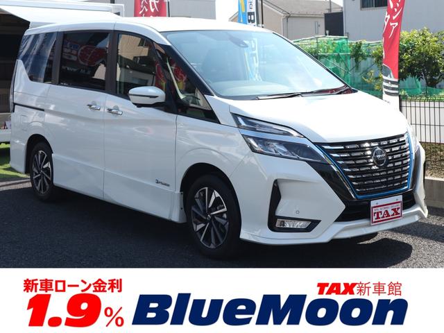 日産 ｅ－パワー　ハイウェイスターＶ　プロパイロット　アルパイン１１型ナビＴＶ／１２型後席モニター　Ｂｌｕｅｔｏｏｔｈ　アラウンドビューモニター　ＥＴＣ　黒革　禁煙車　両側パワスラ　ブラインドスポットワーニング　ＬＥＤライト　純正１６ＡＷ