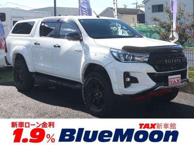 ハイラックス(トヨタ) Ｚ　ブラックラリーエディション　４ＷＤ／ＴＲＤアンダーガード・マフラー／リフトアップ／オーバーフェンダ／キャノピー／バグガード／ＳＤナビ／フルセグ／バックカメラ／デジタルインナーミラー／ドラレコ／ＥＴＣ／禁煙車／ＬＥＤライト／ＡＣＣ 中古車画像