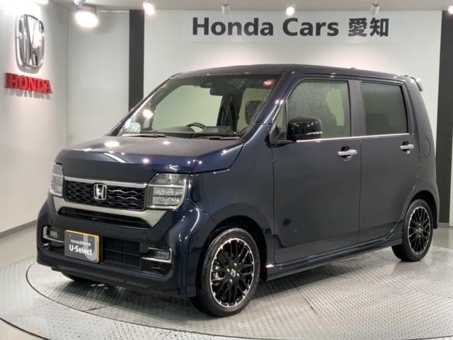 ホンダ Ｎ－ＷＧＮカスタム Ｌ・ターボ　ＨｏｎｄａＳＥＮＳＩＮＧ新車保証試乗禁煙車　サイドエアバッグ　衝突軽減ブレーキ　横滑り防止　クルコン　リアカメラ　ＬＥＤヘッドランプ　オートエアコン　ＤＶＤ　シートヒーター　フルセグ　ＥＴＣ　ターボ車