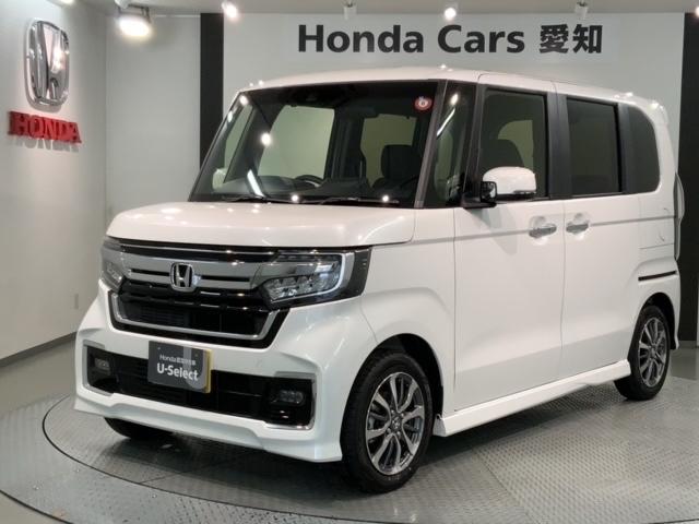 ホンダ Ｎ－ＢＯＸカスタム Ｌ　ＨｏｎｄａＳＥＮＳＩＮＧ新車保証試乗禁煙車　両側自動ドア　追突軽減ブレーキ　スマートキーＰスタート　ベンチＳ　Ｒカメ　ワンオーナー車　ＥＴＣ付き　横滑り防止　セキュリティアラーム　フルセグテレビ　ＡＣ