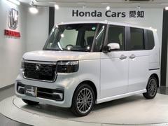 ホンダ　Ｎ−ＢＯＸカスタム　ターボ　ＨｏｎｄａＳＥＮＳＩＮＧ新車保証試乗禁煙車　誤発進抑制　セキュリティー