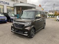 N-BOXカスタム G・Lホンダセンシング 衝突被害軽減システム スマートエントリー プッシュスタート ステリモ クルコン オートライト オートエアコン 片側電動スライド LEDヘッド バックモニター 後方ソナー サイドエアバック ETC 中古車画像