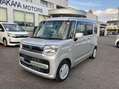 スペーシア ハイブリッドX 両側パワースライド シートヒーター オートライト プッシュスタート スマートキー サーキュレーター 純正ナビ TV FM/AM CD/DVD Bluetooth  CVT オートマ 中古車画像