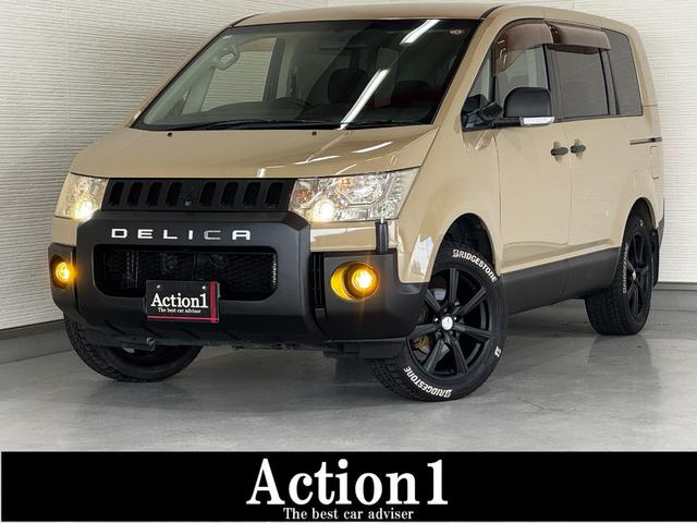 Ｇ　ナビパッケージ　ベージュオールペイント　各部マッドブラック塗装　４ＷＤ　クルーズコントロール　パドルシフト　パワースライドドア　ＥＴＣ　ＡＣ１００Ｖ　純正ナビ　バックカメラ　サイドカメラ　スマートキー