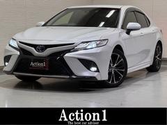 カムリ WSレザーパッケージ 純正ナビ applecarplay アダプティブクルコン BSM ETC2.0 Bカメラ シートヒーター クリアランスソナー パワーシート ドラレコ HUD レザーシート レーンアシスト 衝突軽減 中古車画像