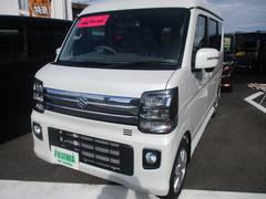 エブリイワゴン PZターボスペシャル 2WD、スマートキー、衝突防止機能、車線逸脱警報、プッシュスタート、アイドリングストップ、両側スライドドア、ステアリングスイッチ、オートエアコン、オートライト、コーナーセンサー 中古車画像